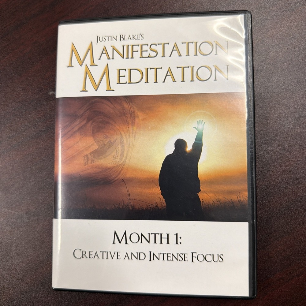 Justin Blake's Manifestation Meditation Month 1 Creative Intense Focus DVD